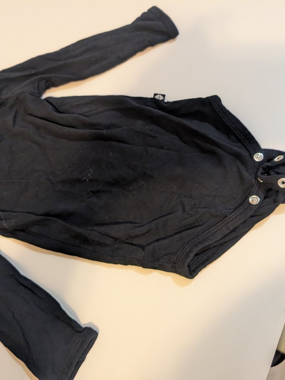 Baby Boy black Long Sleeve Bodysuit, size 6-12 months